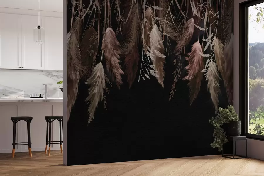 wall murals Сушени цветови цвећа w04253v1