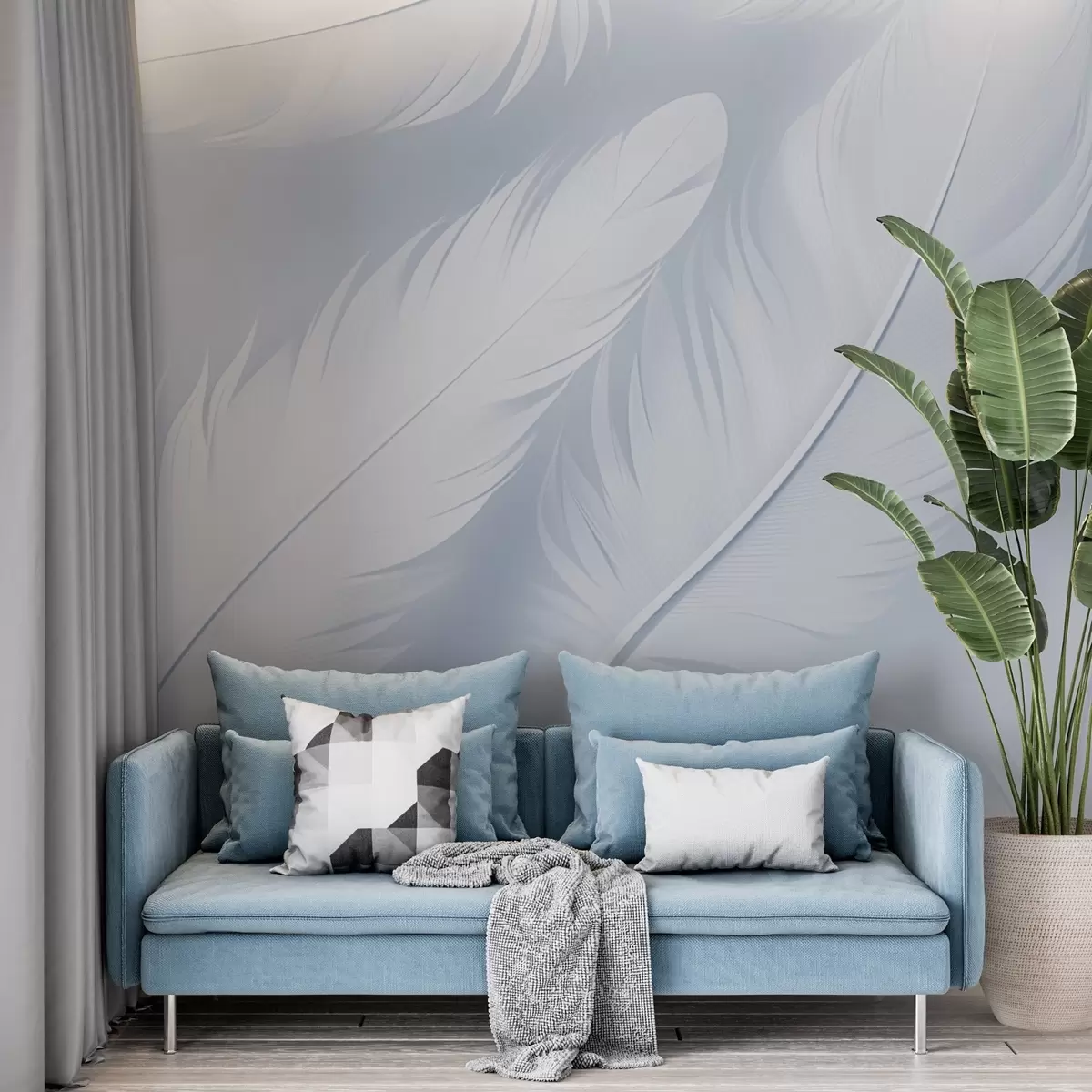 wall murals Перје w04273v2