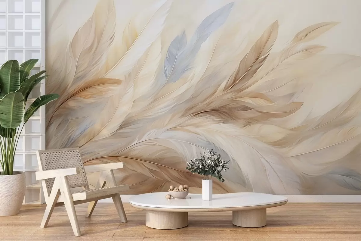 wall murals Нежно перје w04279