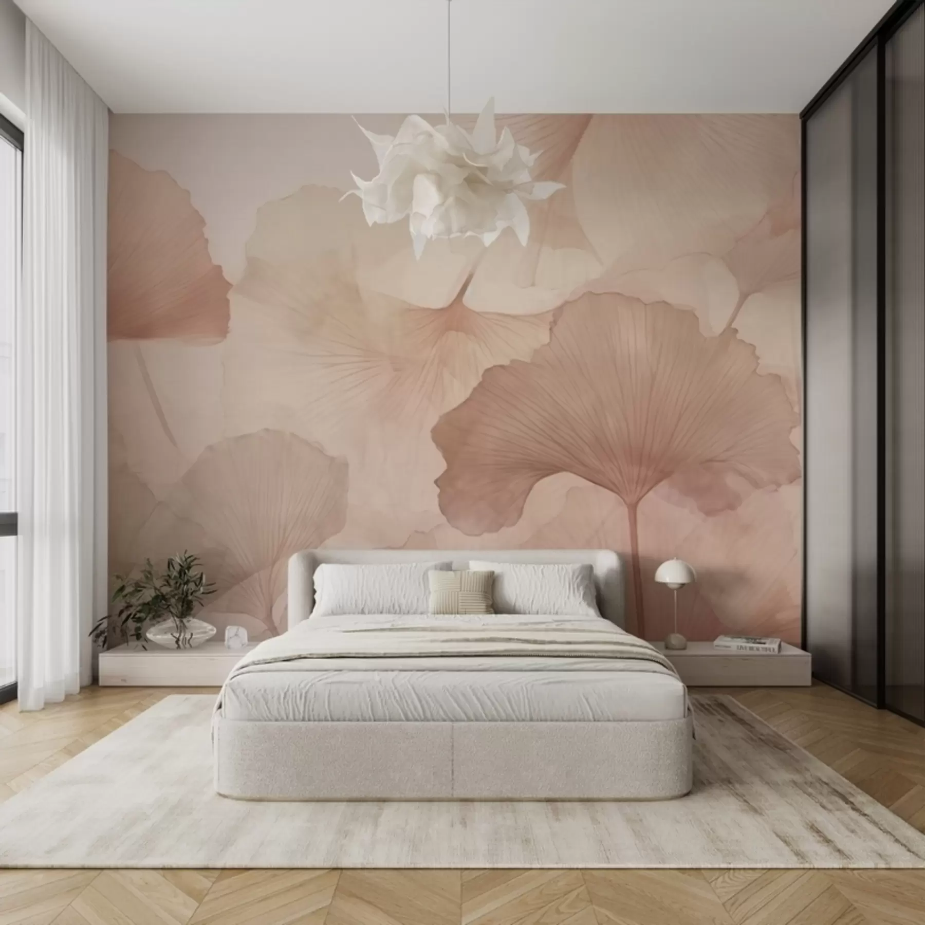 wall murals Гинкго листови w04280