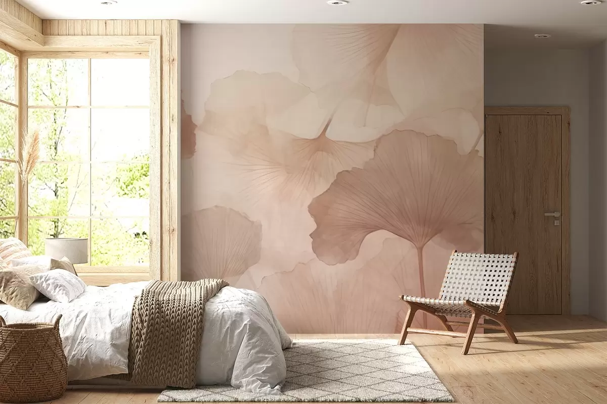 wall murals Гинкго листови w04280