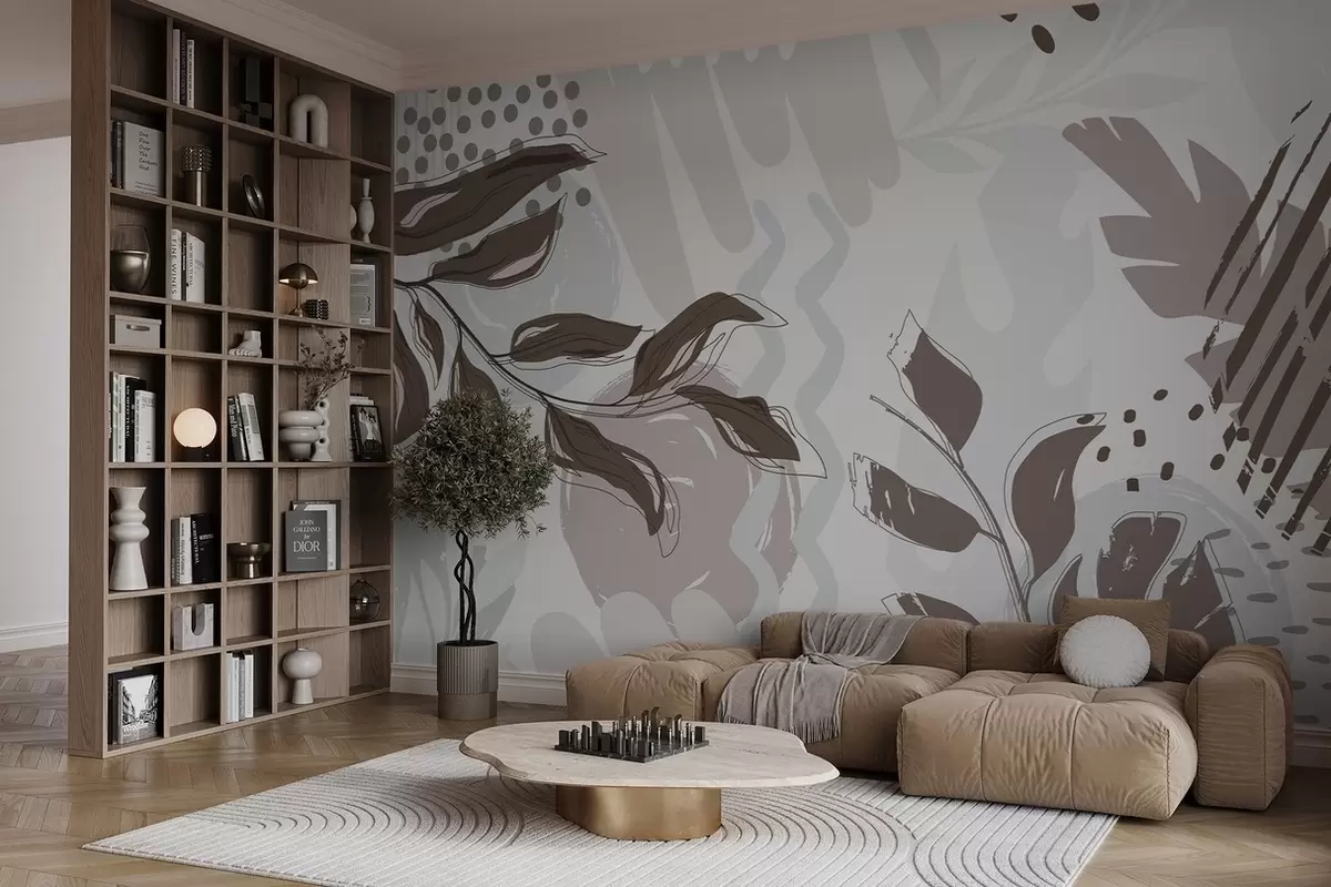 wall murals Апстрактни листови w04281