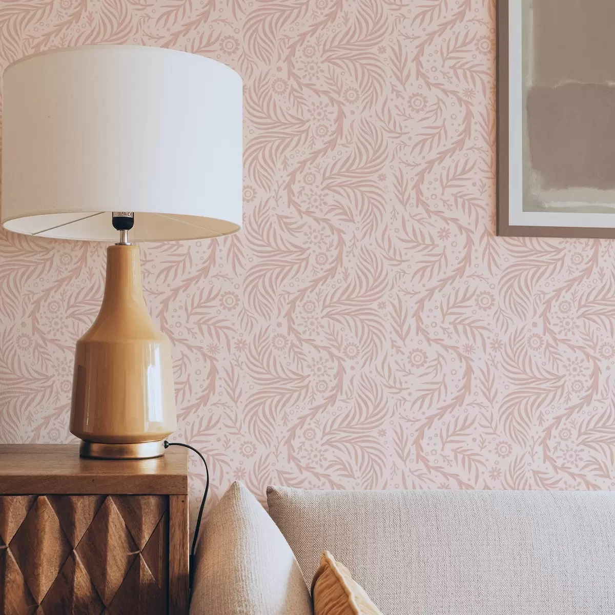 Позадина Бледо ружичасти цветни елементи на ружичастој позадини a00290