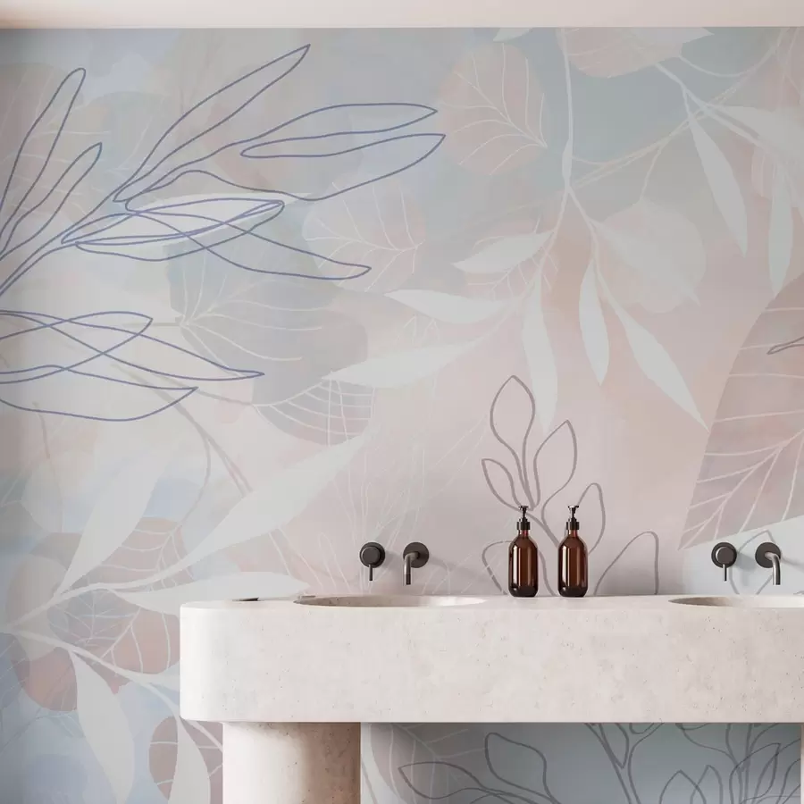 wall murals Апстракција биљака w04297