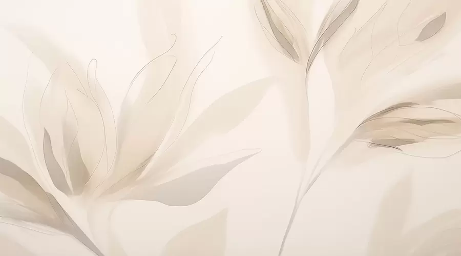 wall murals Светло апстрактно лишће w04243