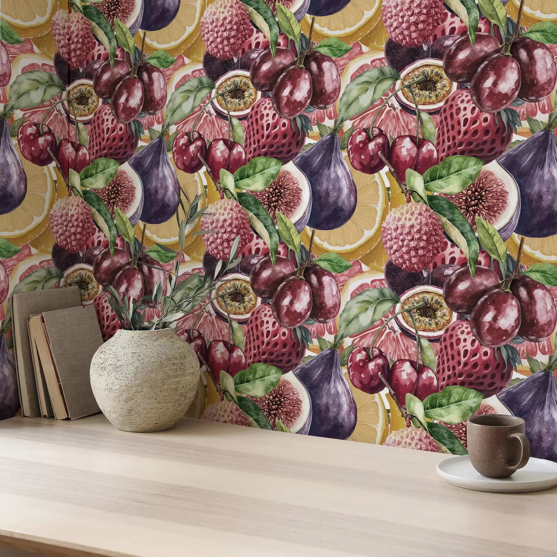 wall murals Сочно тропско воће a00416