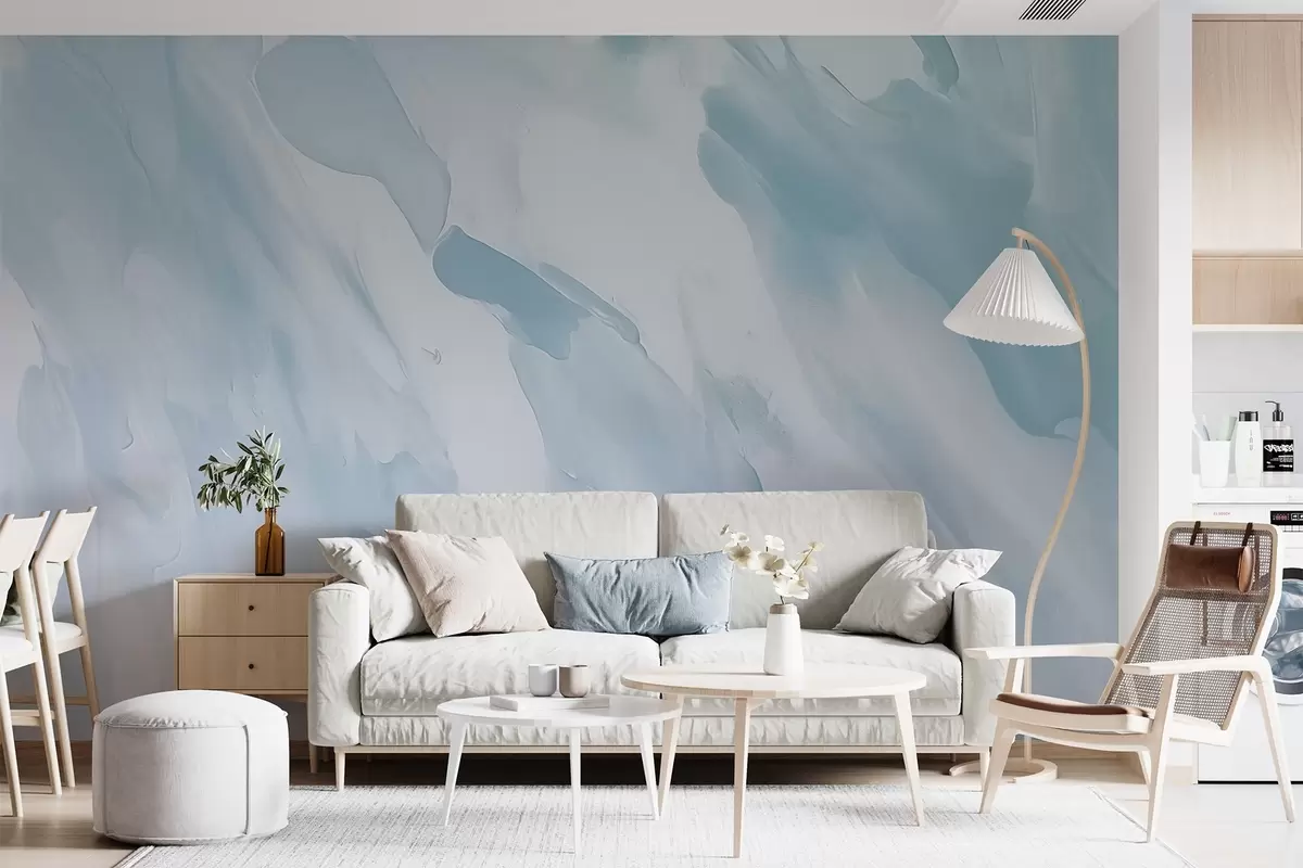 wall murals Потези четкицом на апстрактној позадини са имитацијом истрошене текстуре w04287v1