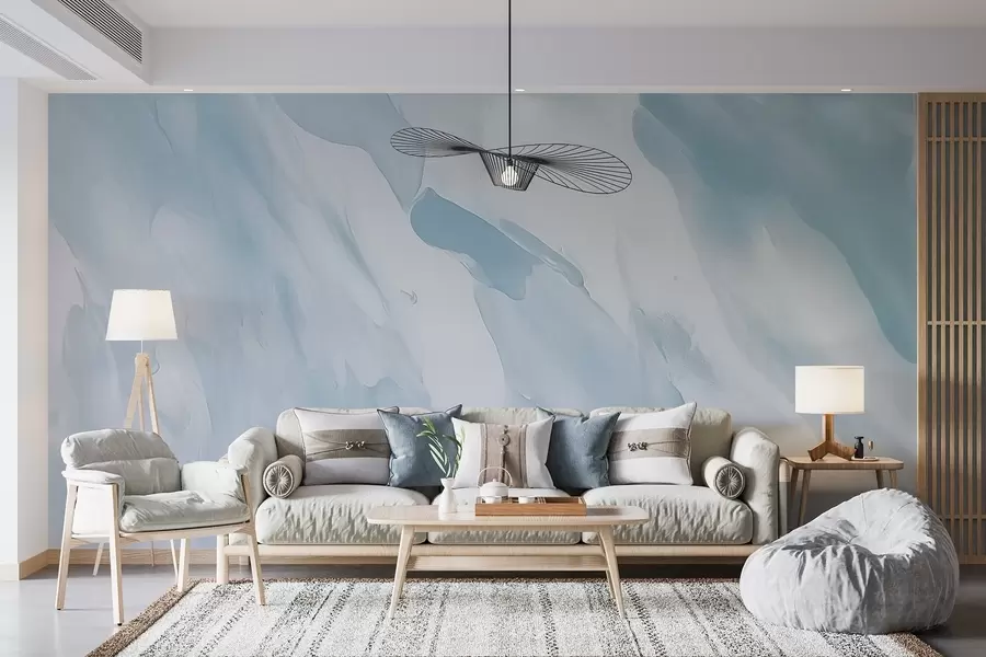 wall murals Потези четкицом на апстрактној позадини са имитацијом истрошене текстуре w04287v1