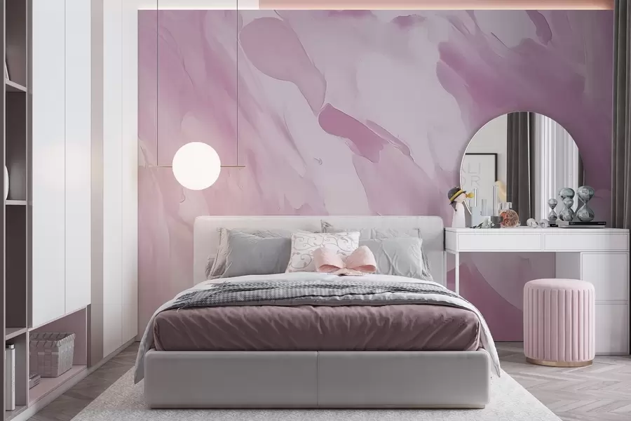 wall murals Потези четкицом на апстрактној позадини са имитацијом истрошене текстуре w04287v2