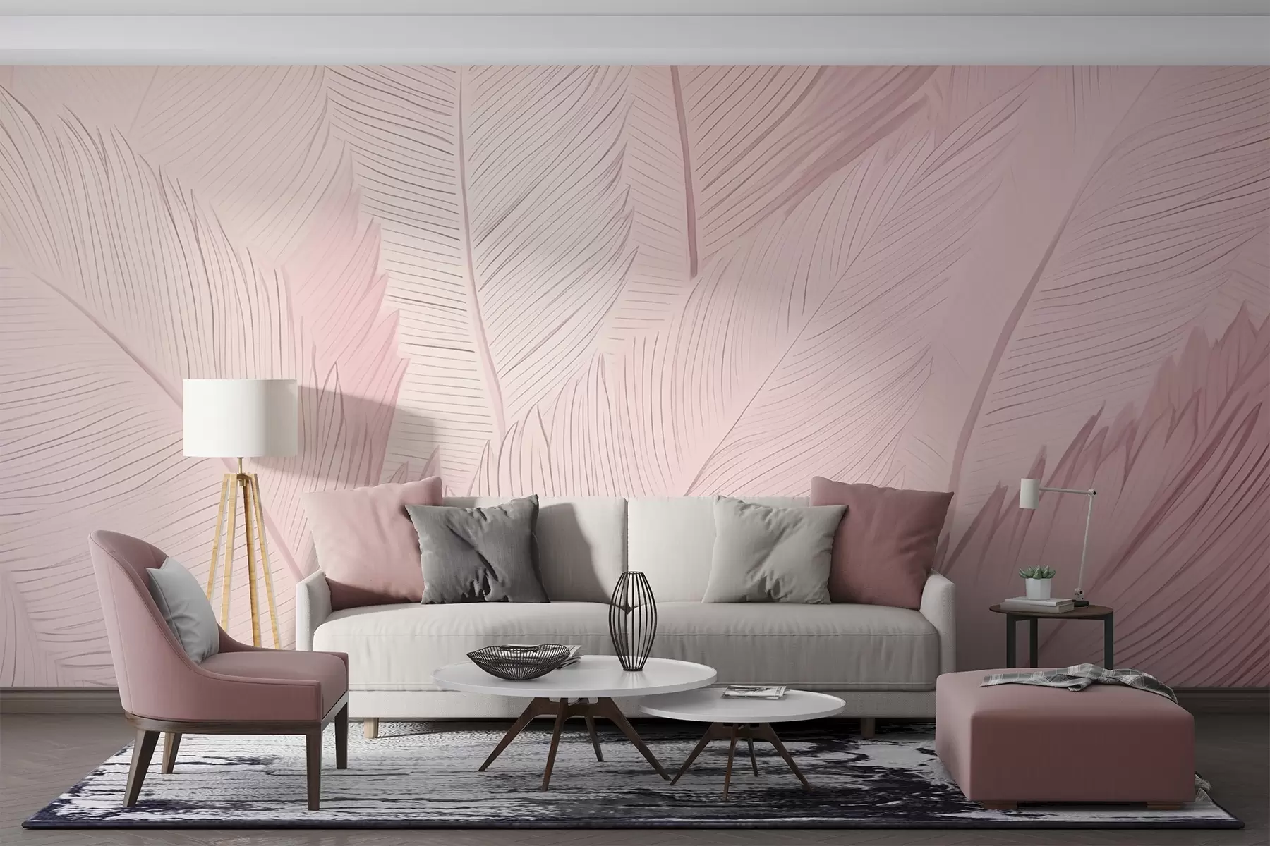 wall murals Пахуљасто перје w04289v1