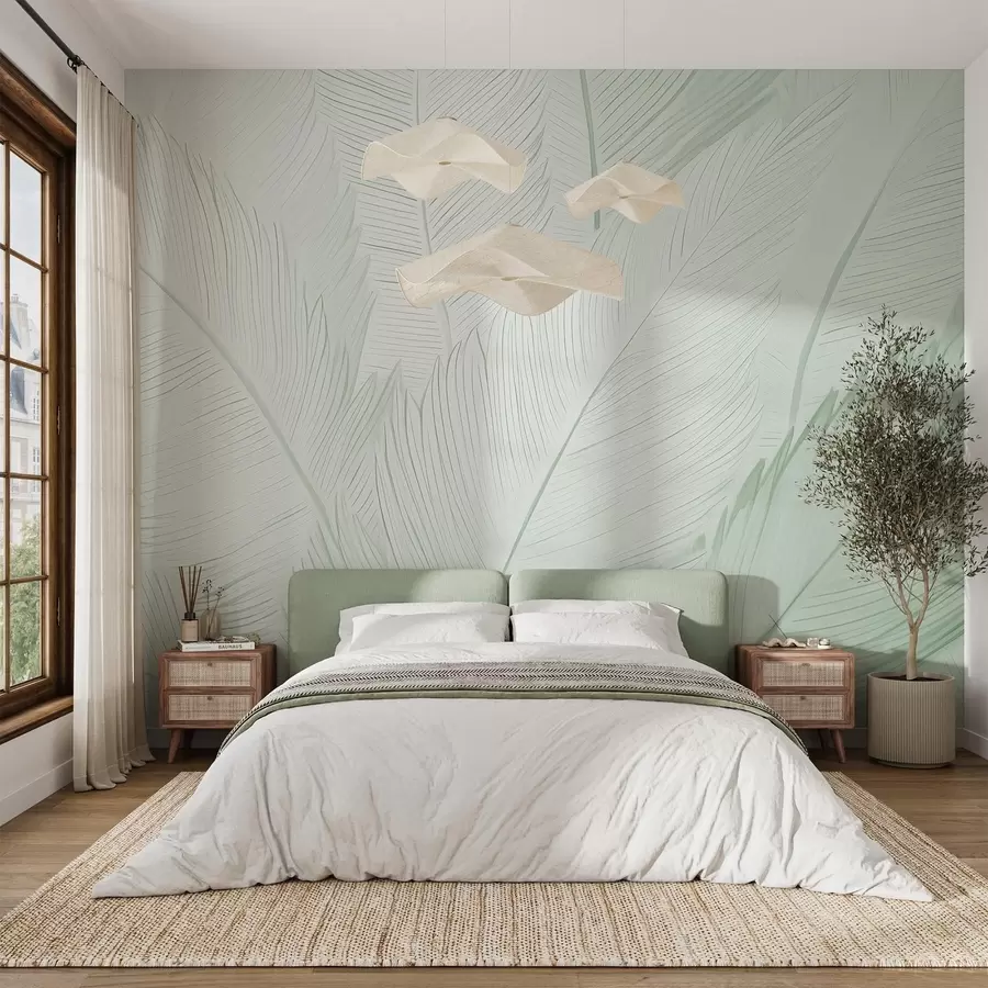 wall murals Пахуљасто перје w04289v3