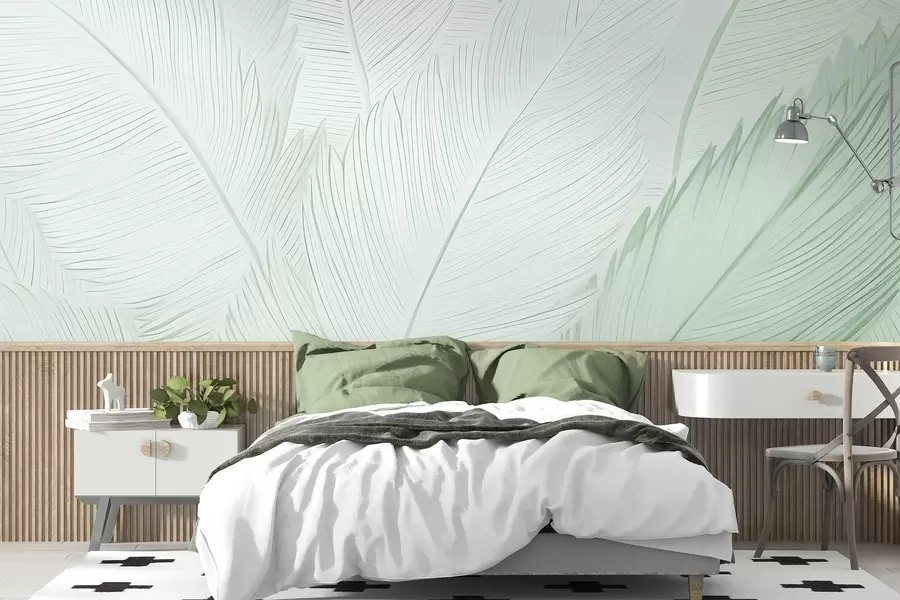 wall murals Пахуљасто перје w04289v3