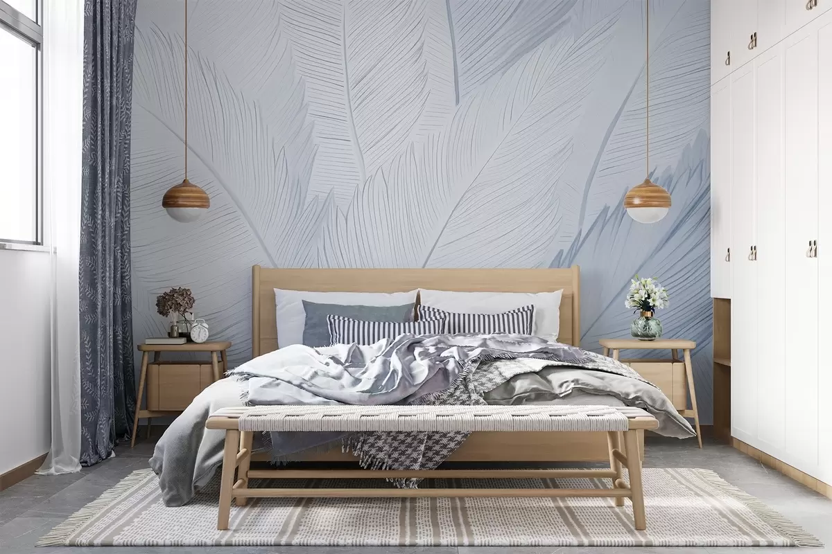 wall murals Пахуљасто перје w04289v2