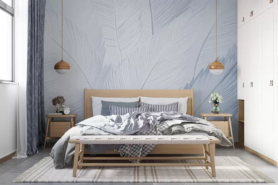 wall murals Пахуљасто перје w04289v2
