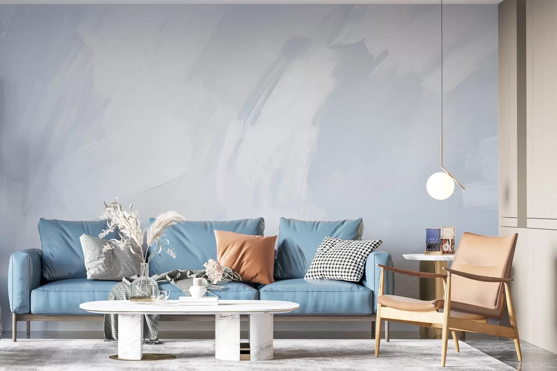 wall murals Апстрактни потези са имитацијом излизане текстуре w04291