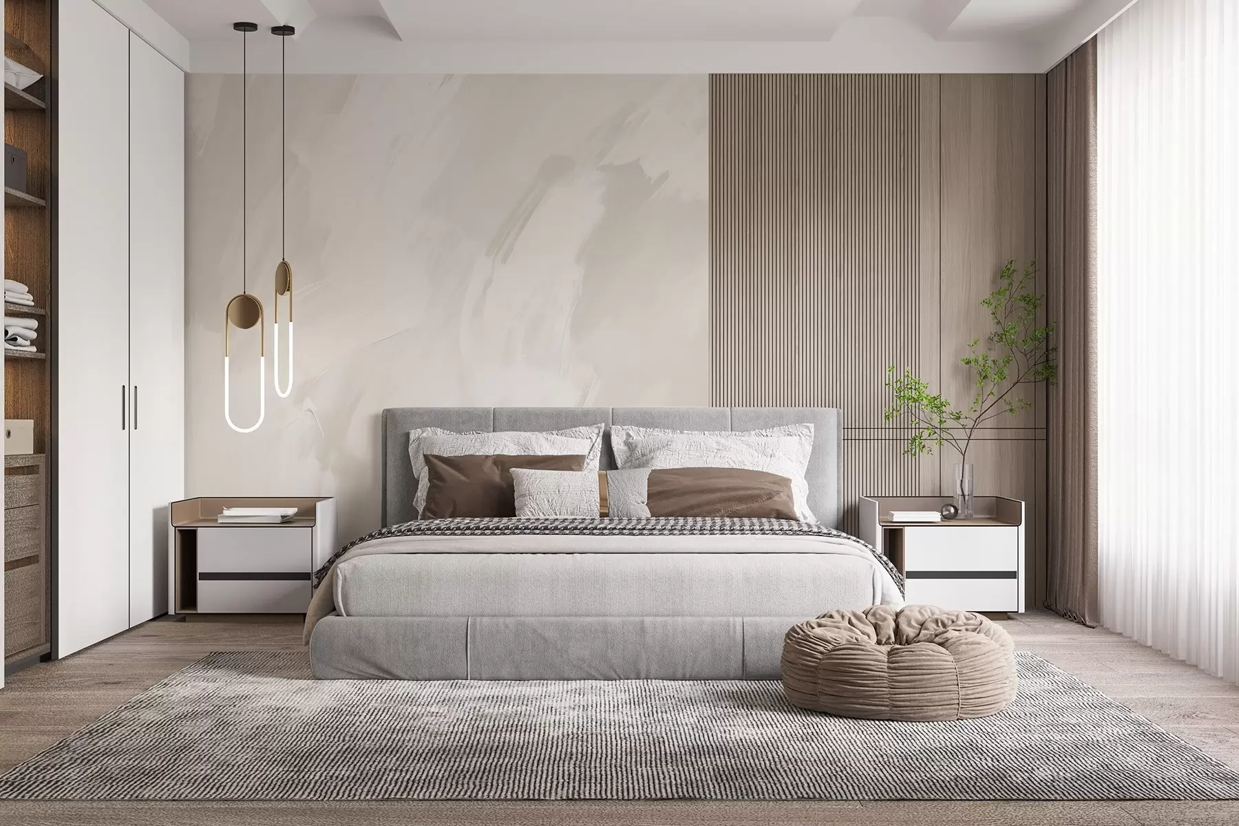 wall murals Апстрактни потези са имитацијом излизане текстуре w04291v2