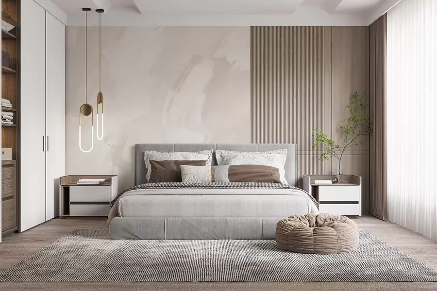 wall murals Апстрактни потези са имитацијом излизане текстуре w04291v2