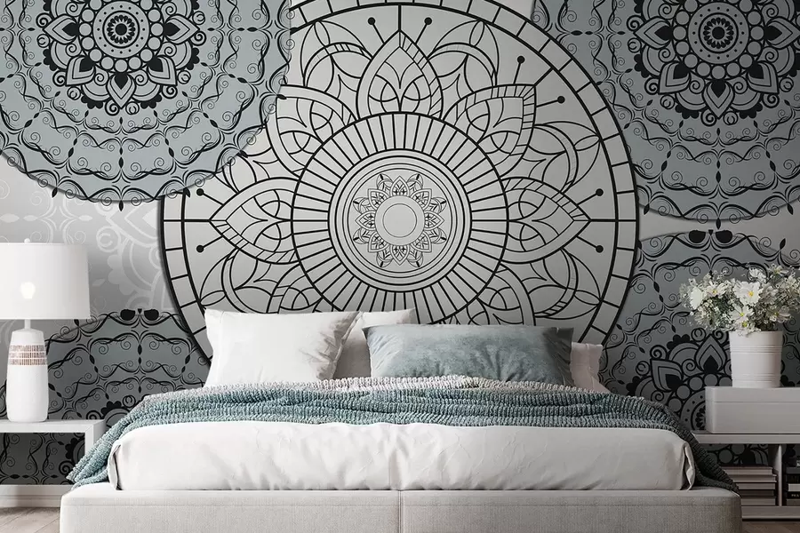 wall murals Мандала у светлим тоновима w09182