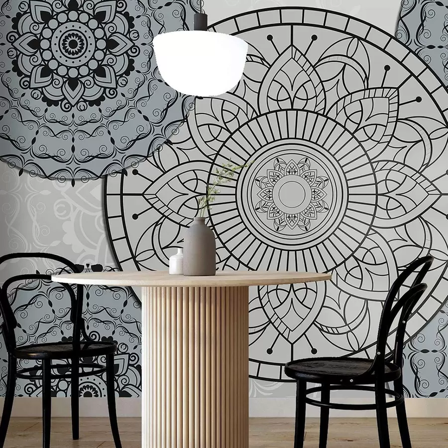wall murals Мандала у светлим тоновима w09182