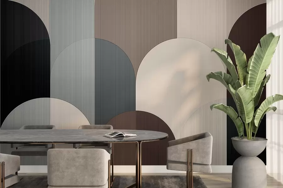 wall murals Сегментирана геометрија лука w04215