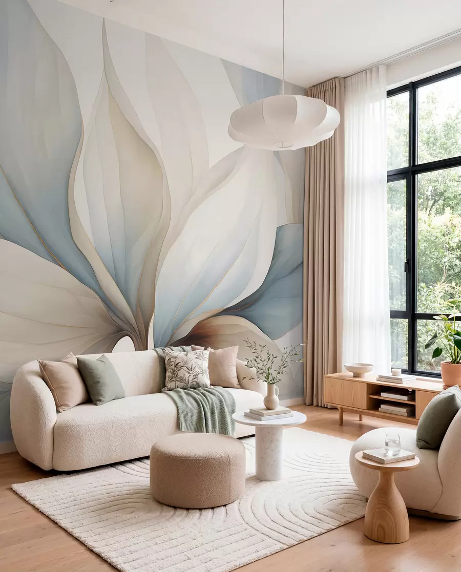 wall murals Велике латице акварела w04317