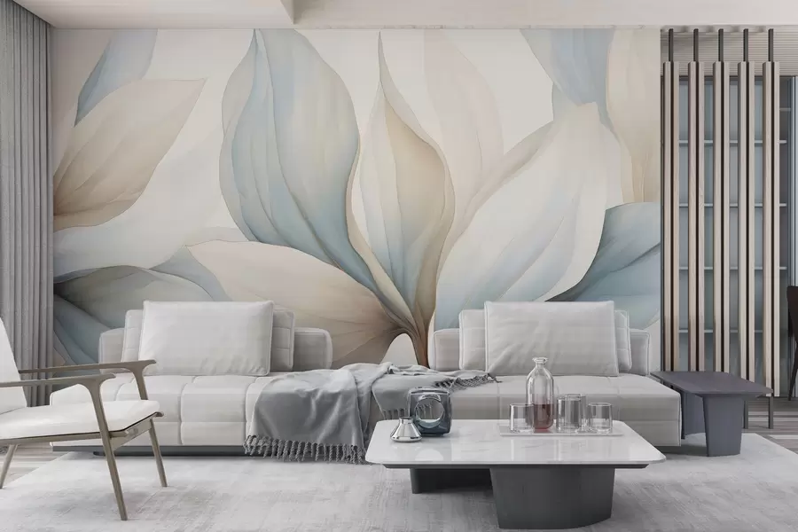 wall murals Велике латице акварела w04317