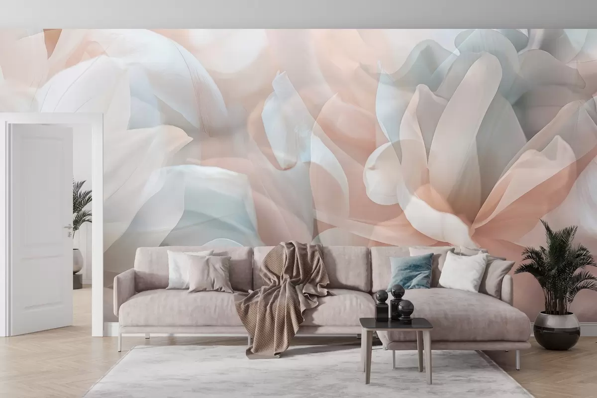 wall murals Полупровидно цвеће w04320v1