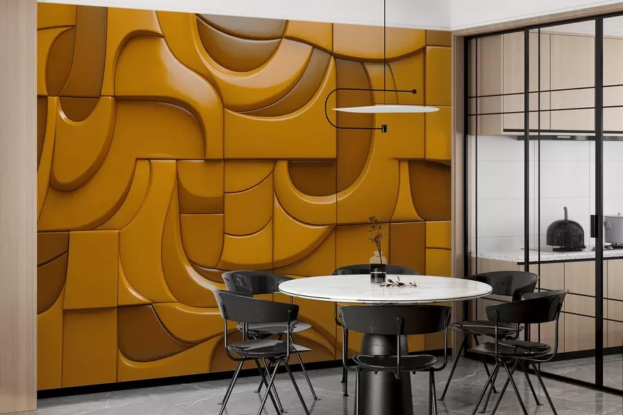 wall murals Осликани рељефни зид w04321