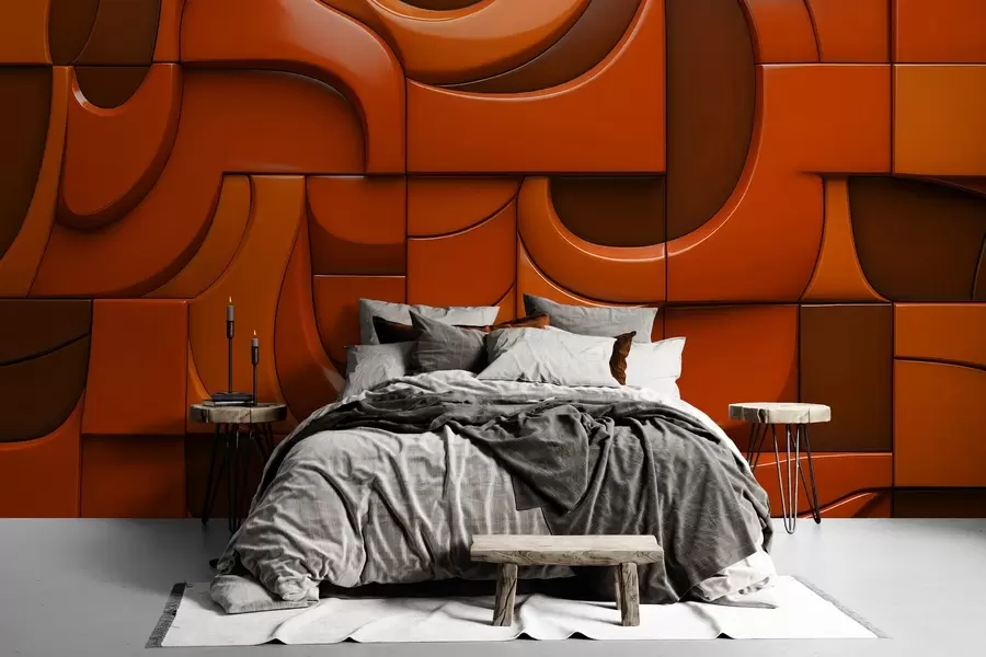 wall murals Осликани рељефни зид w04321v1