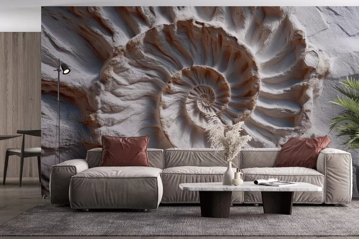 wall murals Амонитски отисак w04323