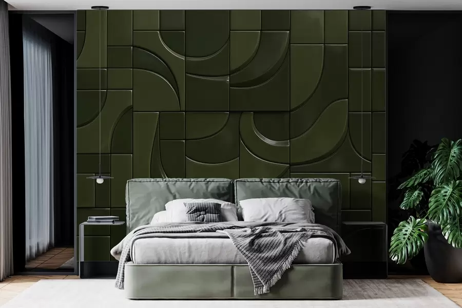 wall murals Имитација сјајних панела w04325
