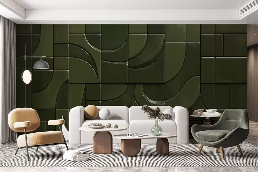 wall murals Имитација сјајних панела w04325