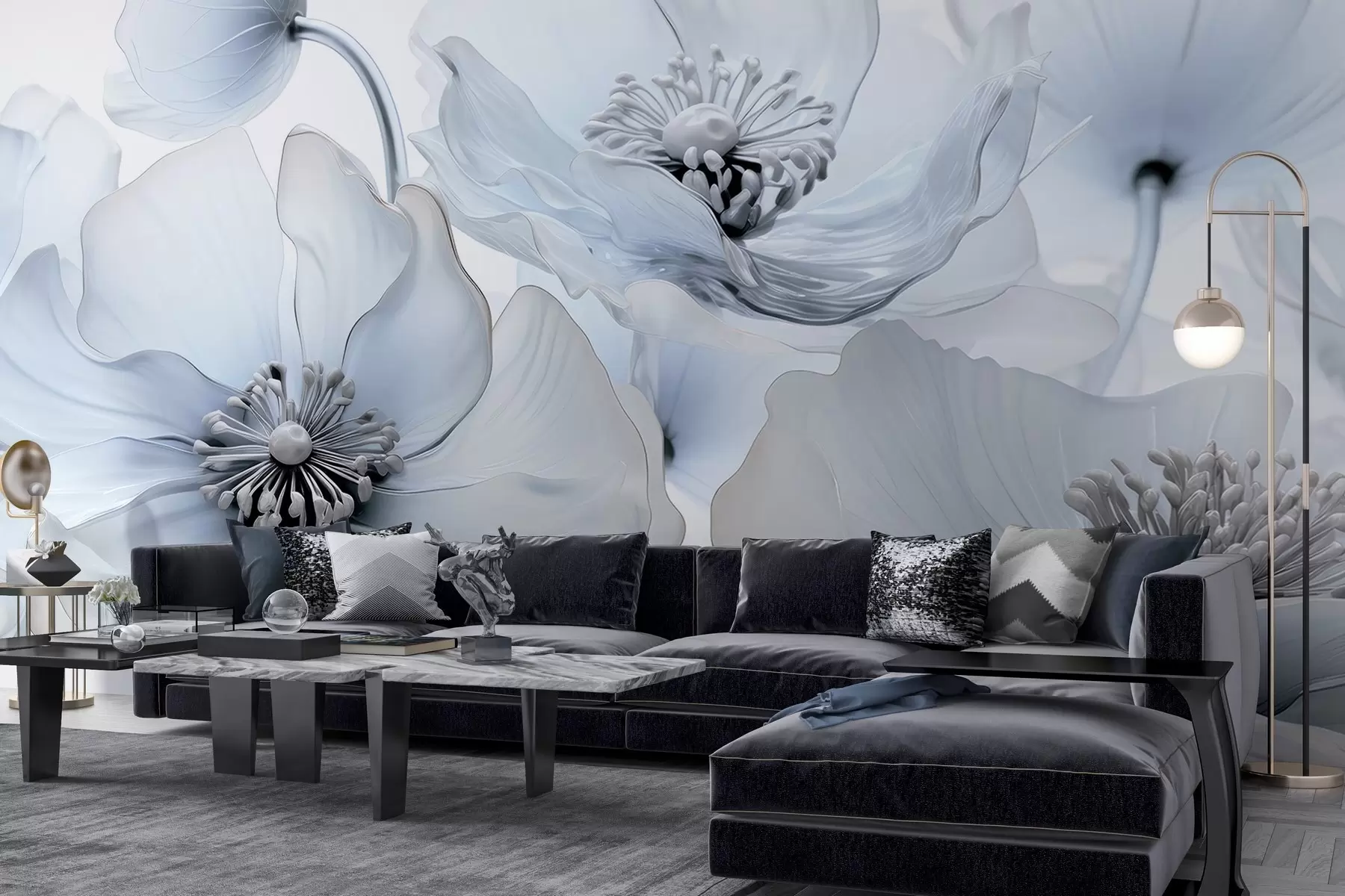 wall murals Ваздушна флора w04328v2