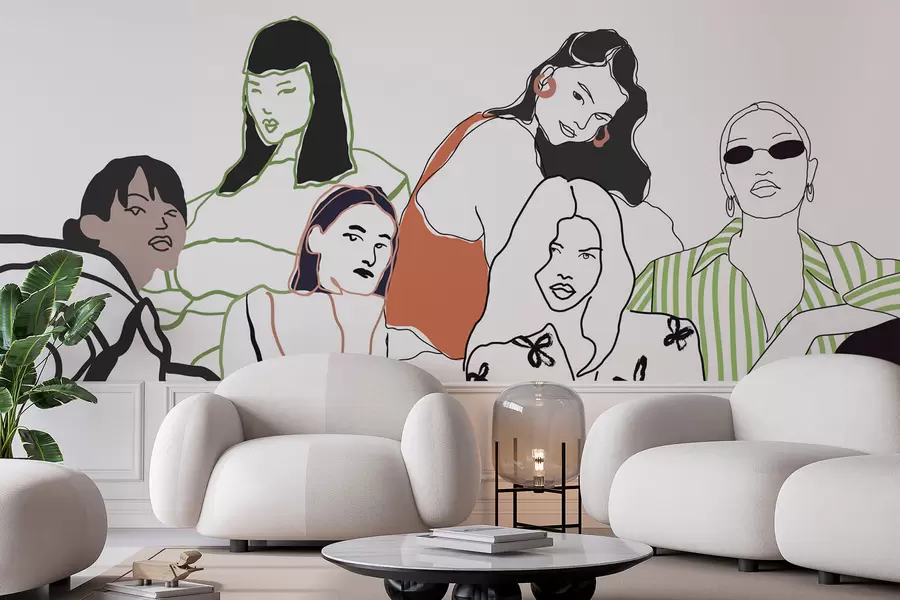 wall murals Девојке w04359