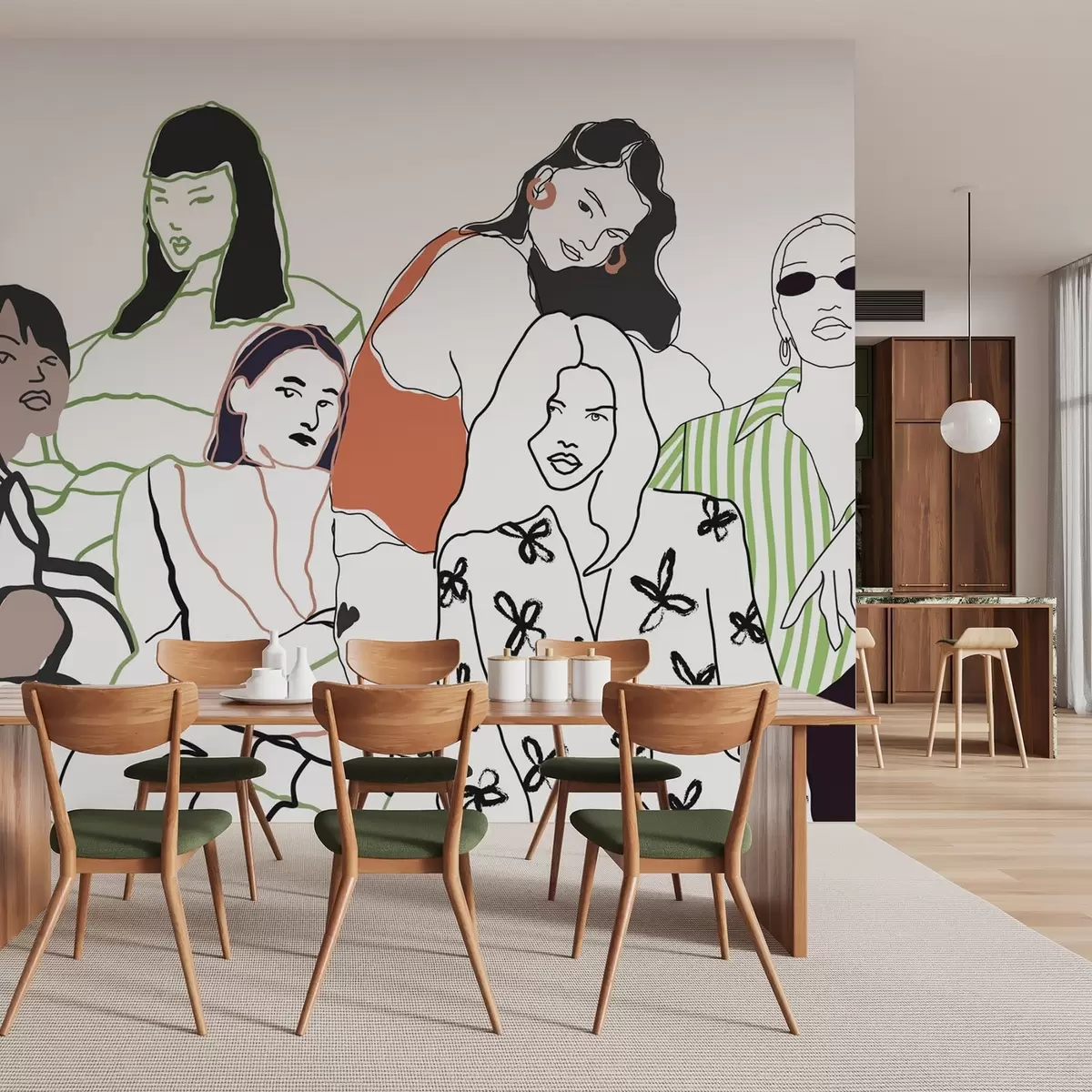 wall murals Девојке w04359