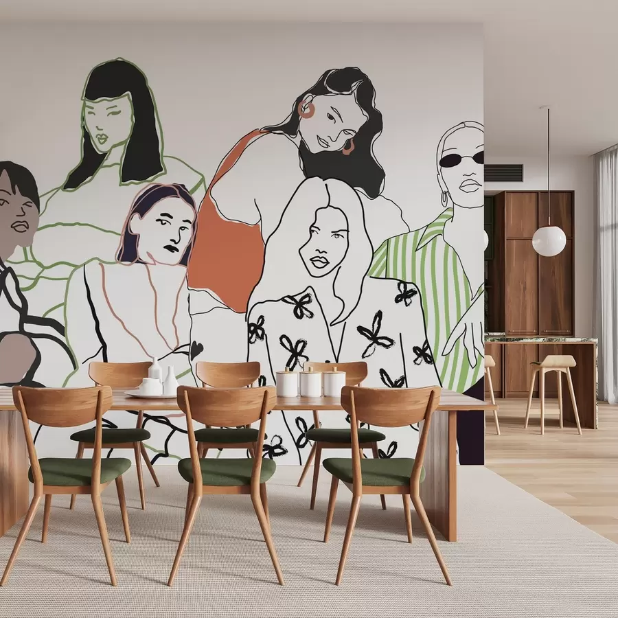 wall murals Девојке w04359