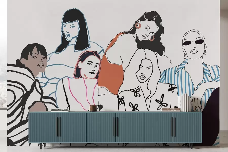 wall murals Девојке w04359v1