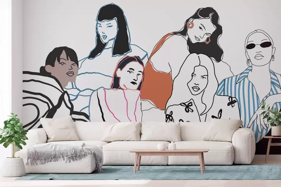 wall murals Девојке w04359v1