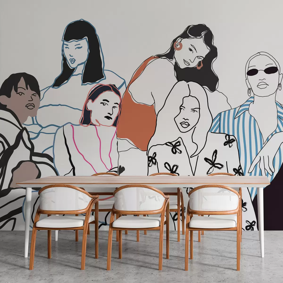 wall murals Девојке w04359v1