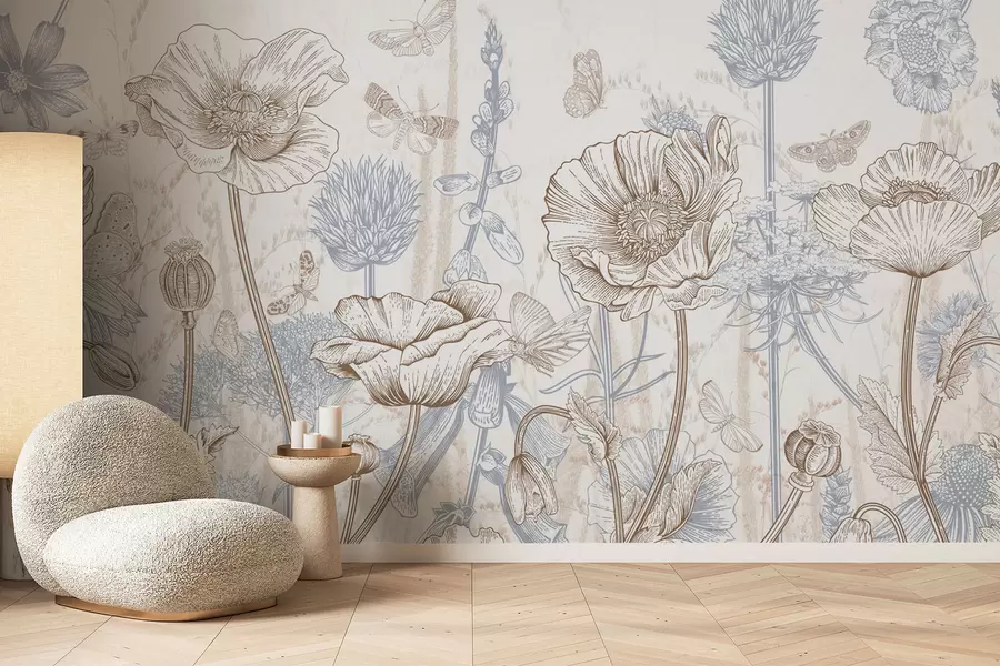 wall murals Дивље цвеће w04360