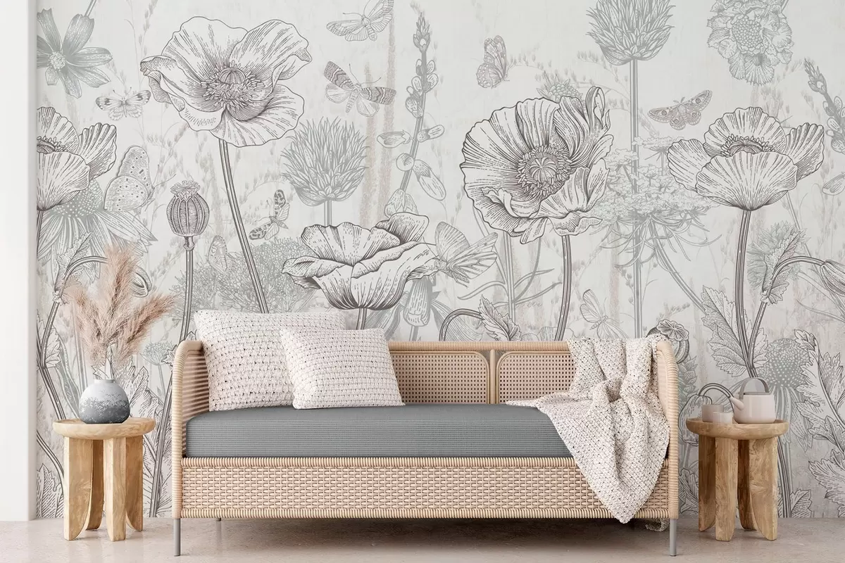 wall murals Дивље цвеће w04360v1