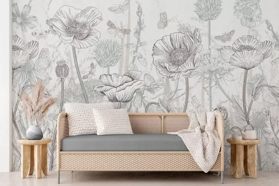 wall murals Дивље цвеће w04360v1