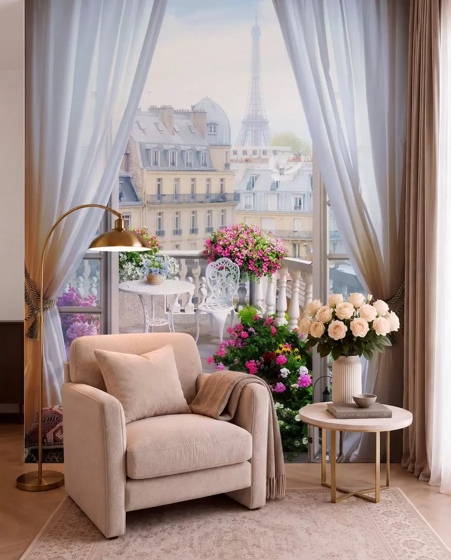 wall murals Париз, поглед са прозора u79425