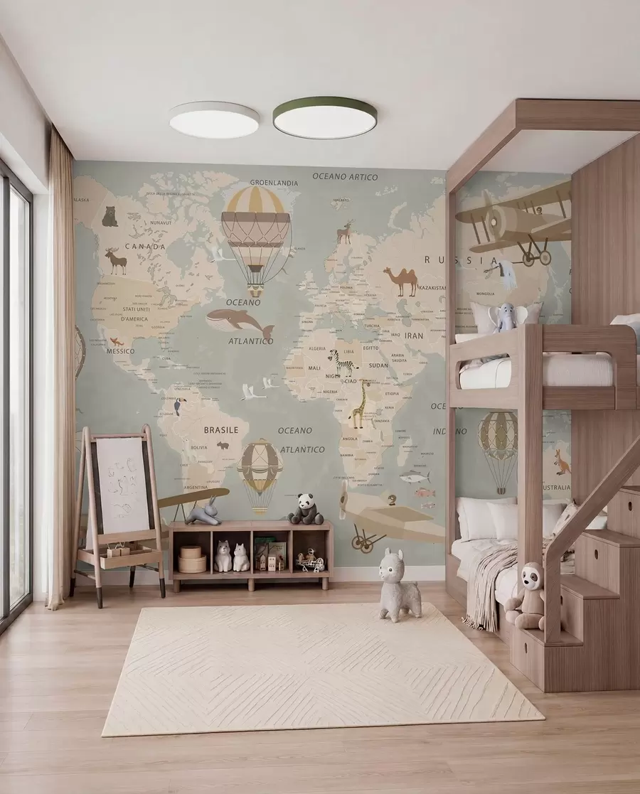 Fototapeta „Mali atlas na italijanskom“, u79997