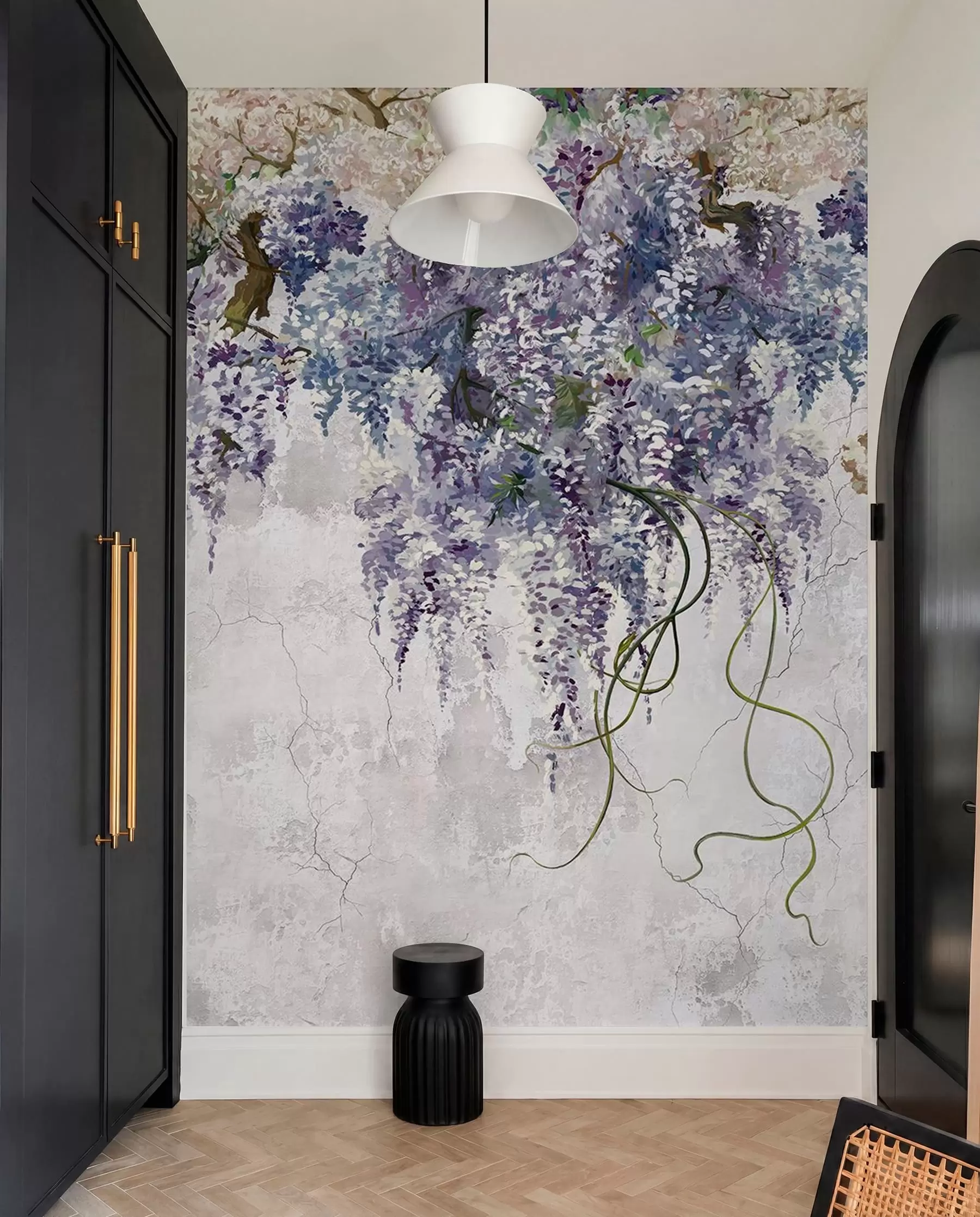 wall murals Glicinija na patini u71720