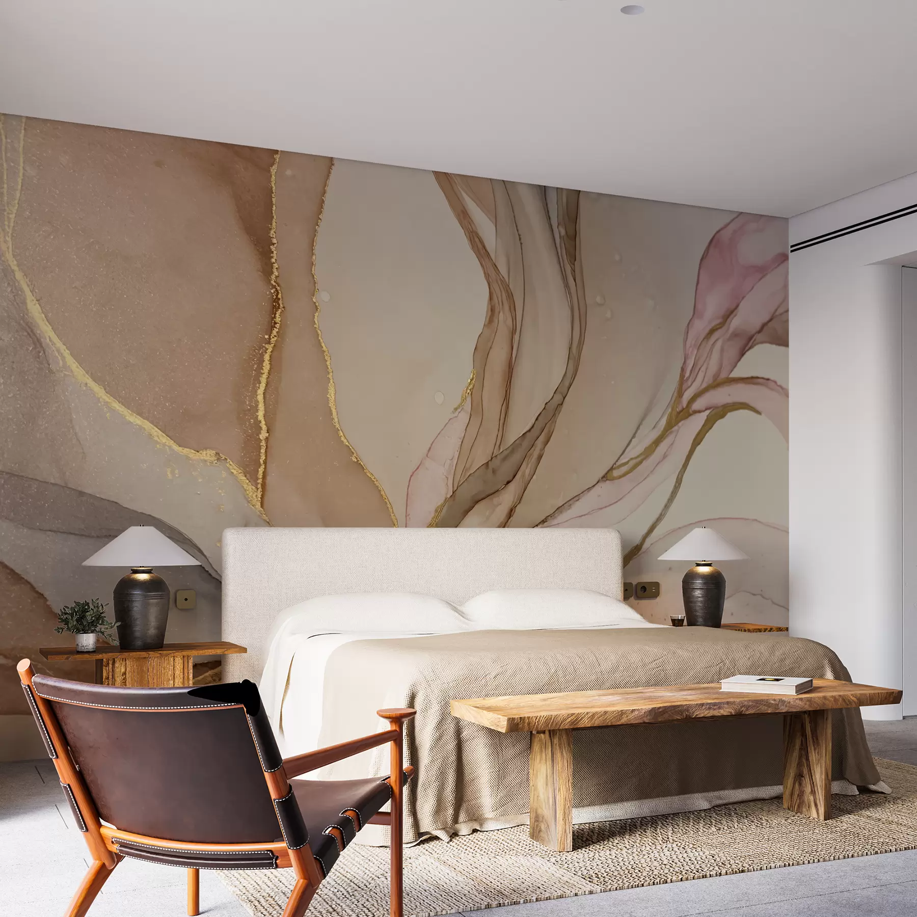 wall murals Течне боје, мермерни ефекат u71828