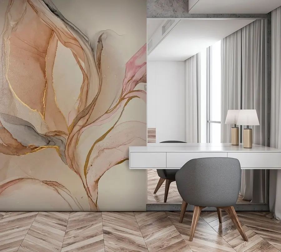 wall murals Течне боје, мермерни ефекат u71828