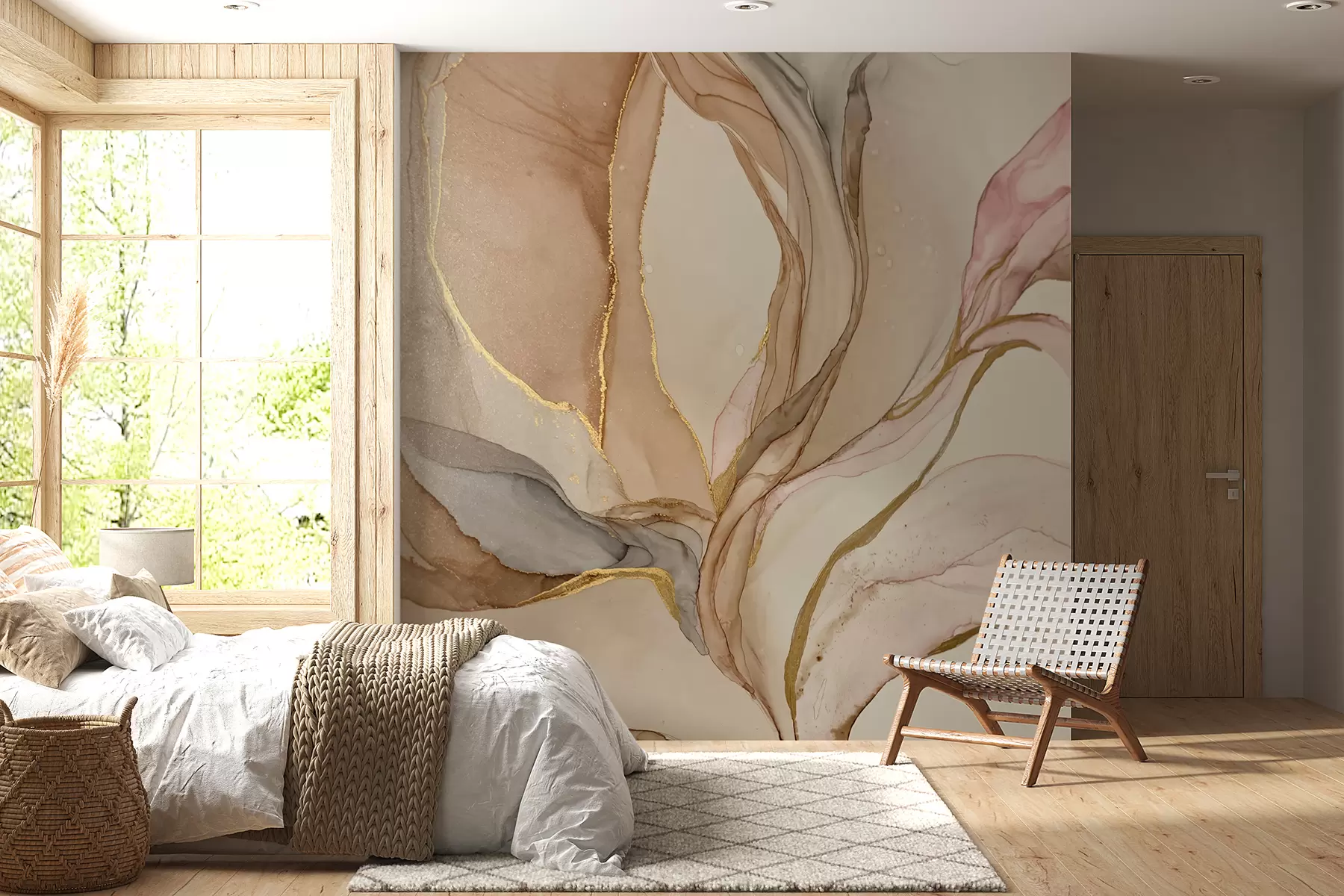 wall murals Течне боје, мермерни ефекат u71828