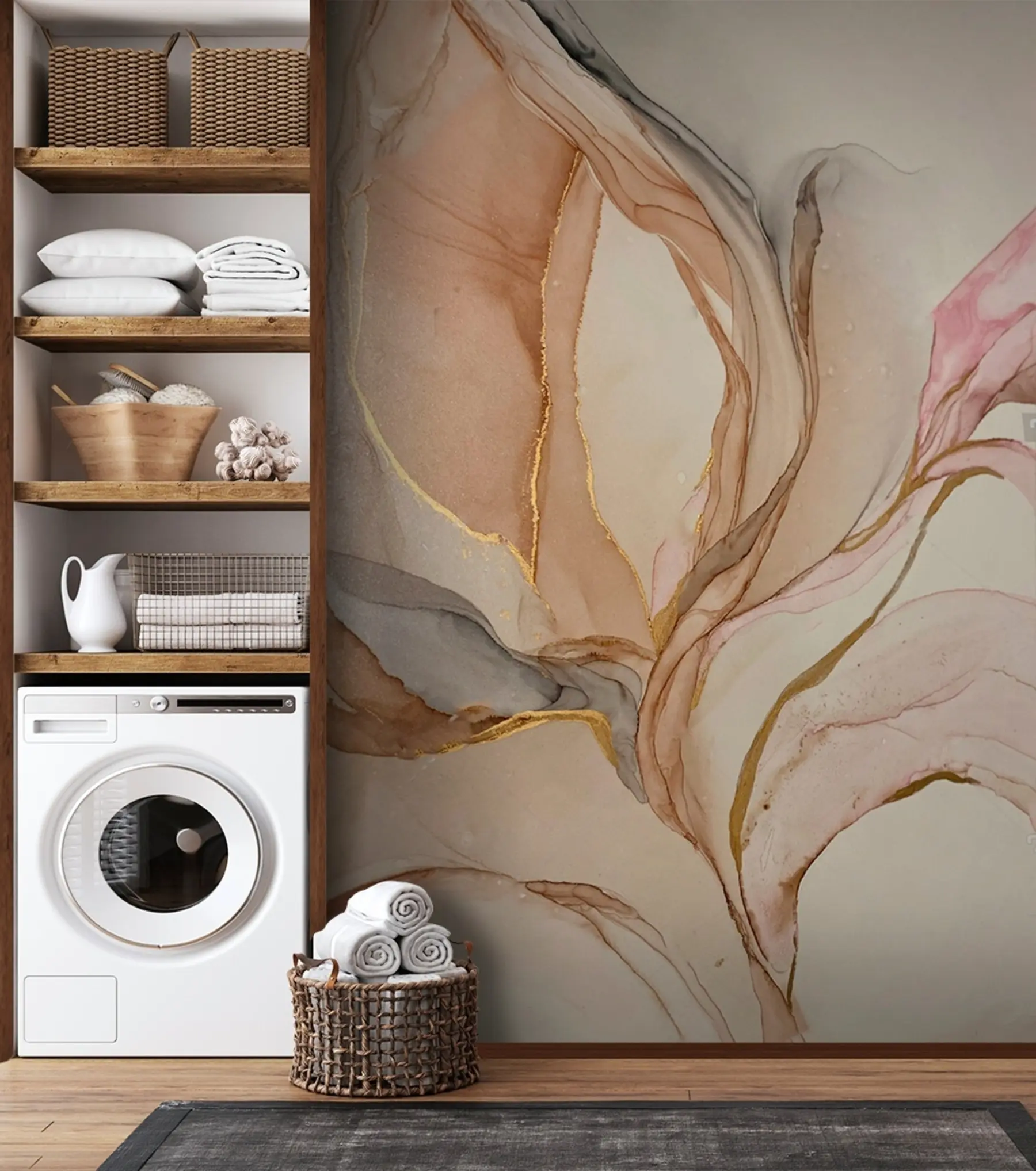 wall murals Течне боје, мермерни ефекат u71828
