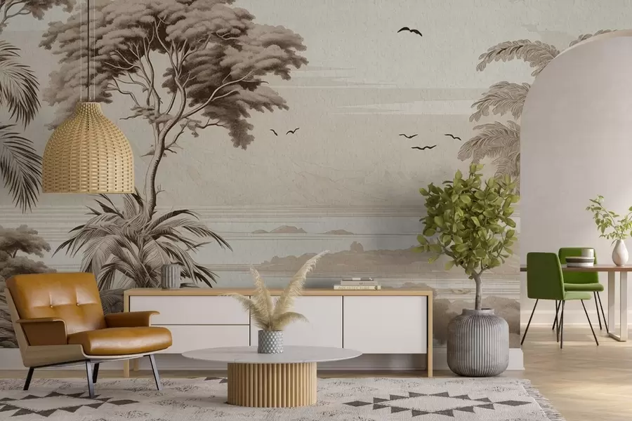 wall murals Дрвеће на хоризонту w04363